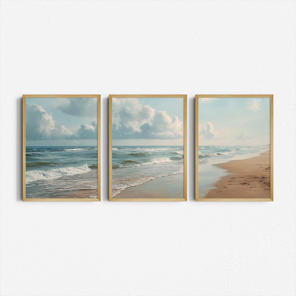 Photography Course - Set of 3 Ocean Beach Triptych