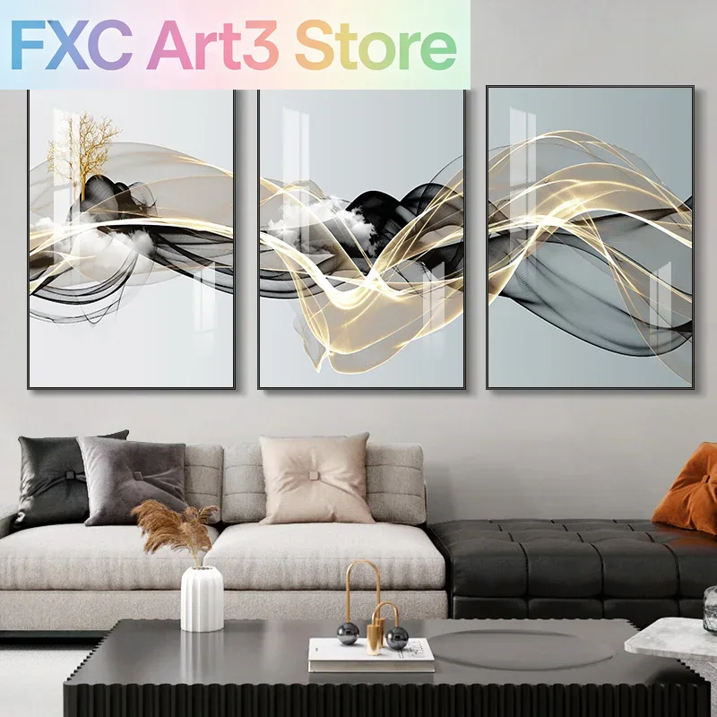 Photography Course - 3pcs/Set frameless 3 Nordic Luxury Ribbon