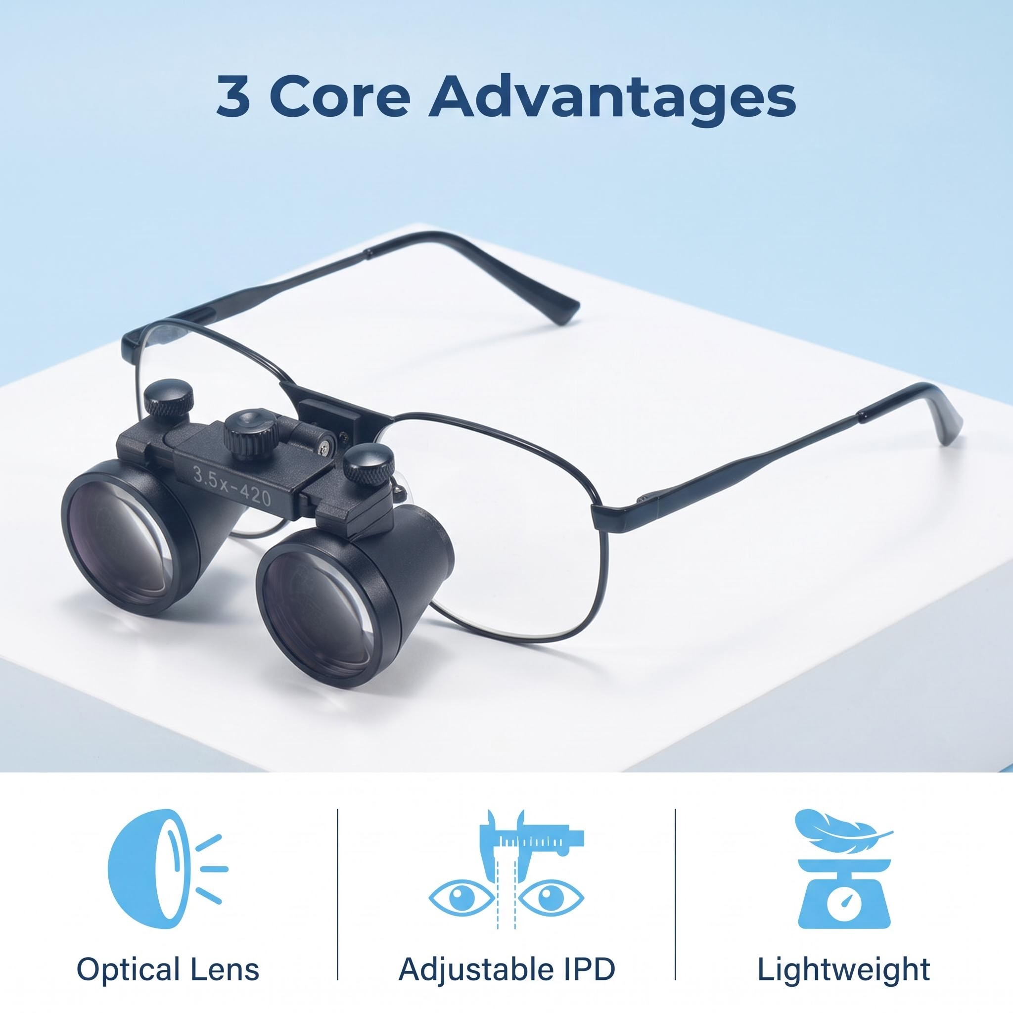 Eye Piece Magnifier - Dental Loupe Dental Lab Medical Loupe
