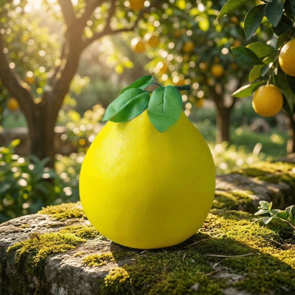 Foam Simulated Grapefruit Life - Photography Yellow ulasan dan harga