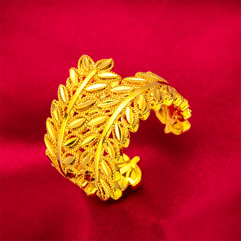 24K Gold AU999 Women's Wheat-L - Photography Yellow ulasan dan harga