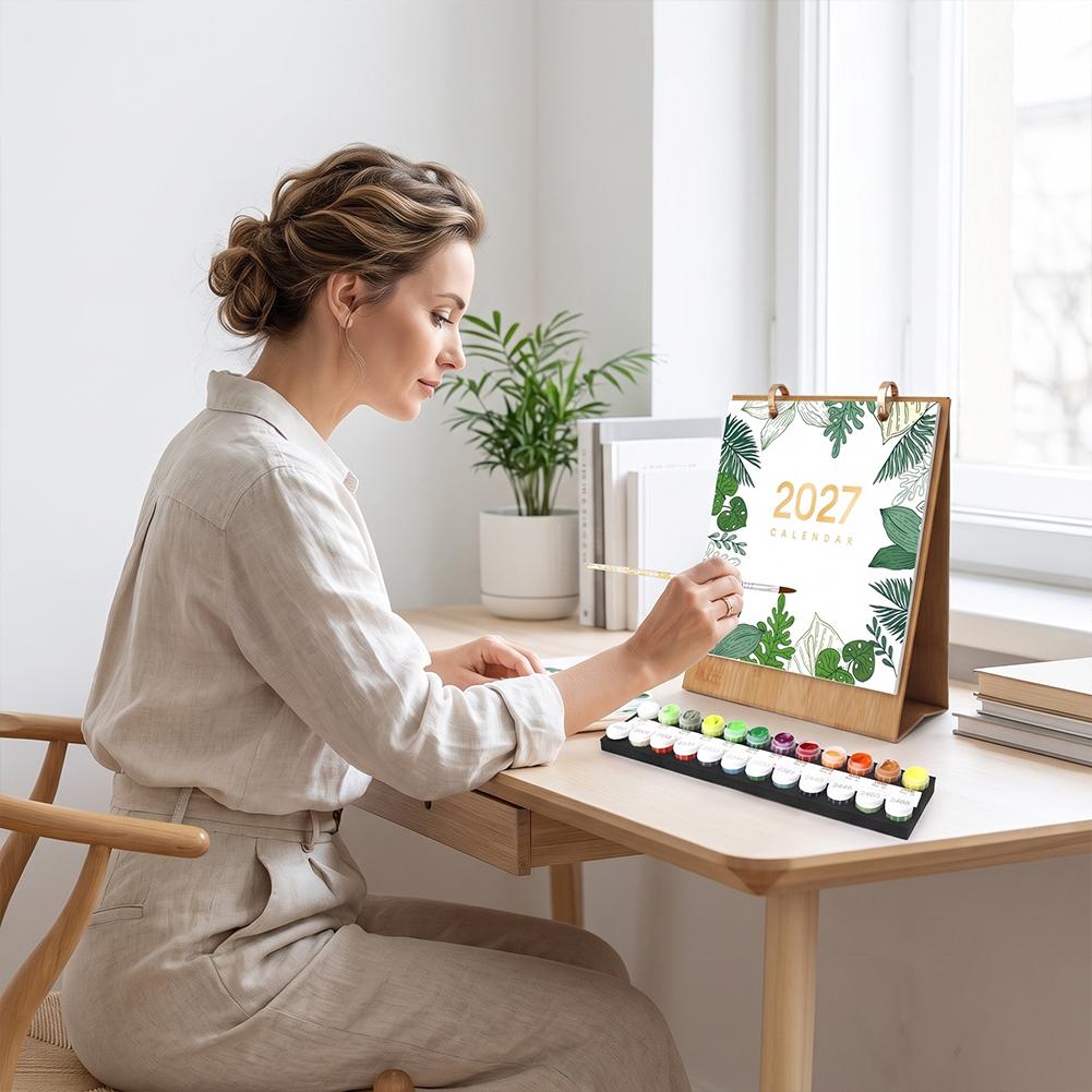 2027 DIY Painting Desk Calenda - Photography Desk ulasan dan harga