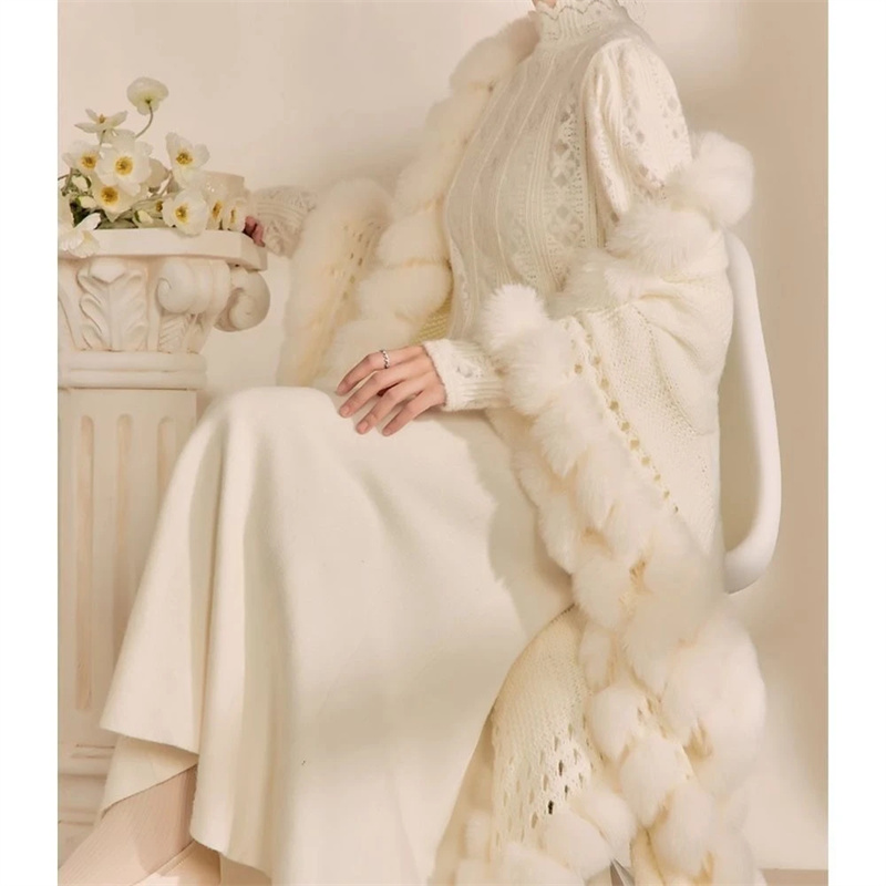 Elegant fur Ball Slimming High - Photography Jacket ulasan dan harga
