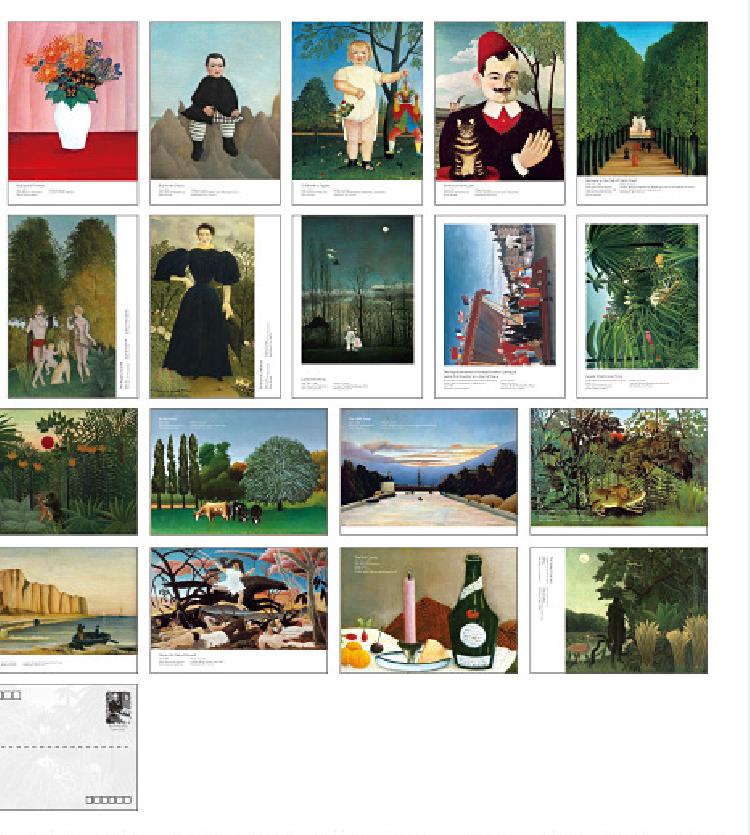 30 Sheets/Set Henri Rousseau A - Photography Course ulasan dan harga