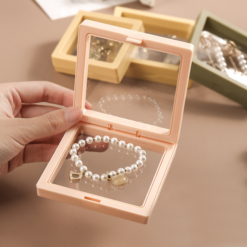 10pcs/lot Plastic Jewelry Box  - Photography Yellow ulasan dan harga