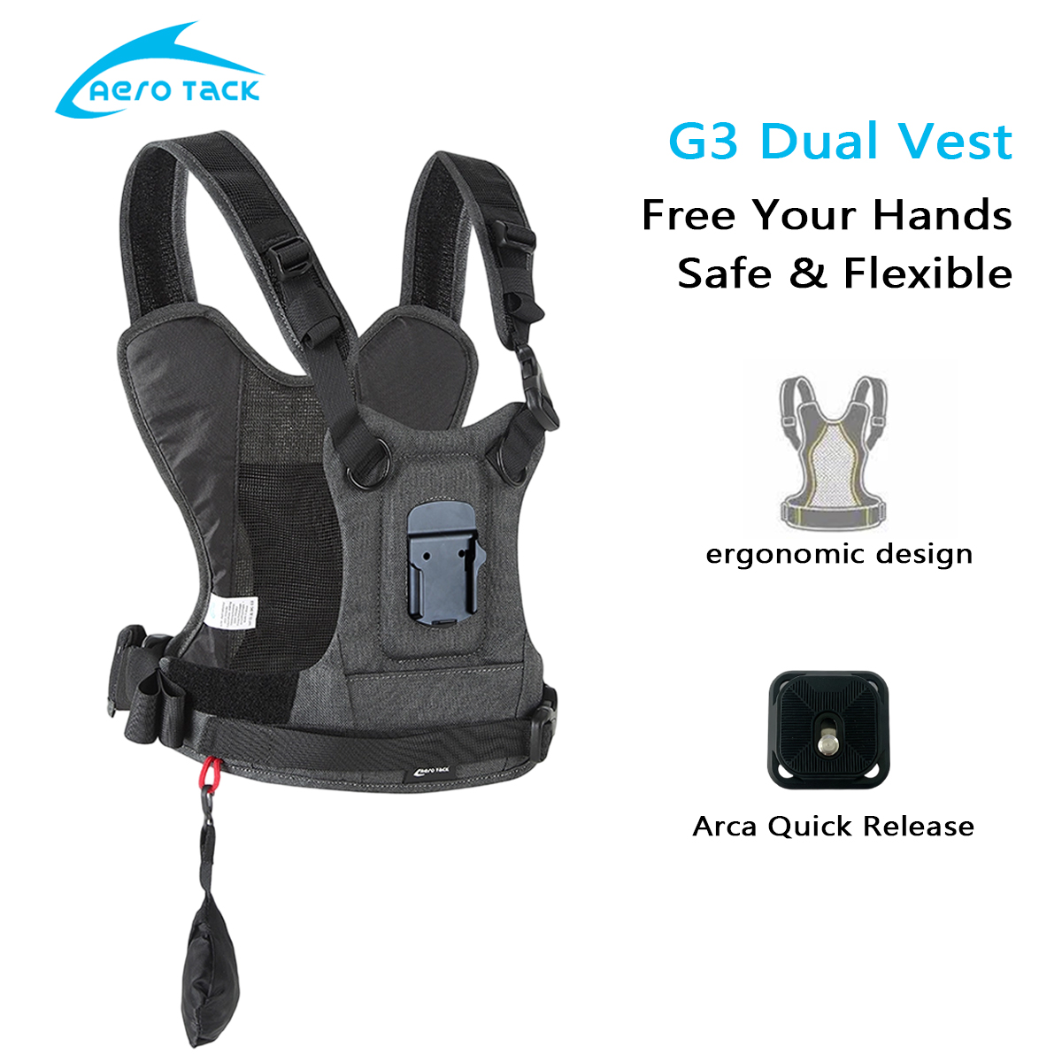 Aero Tack G3 Camera Strap,Doub - Photography Vest ulasan dan harga