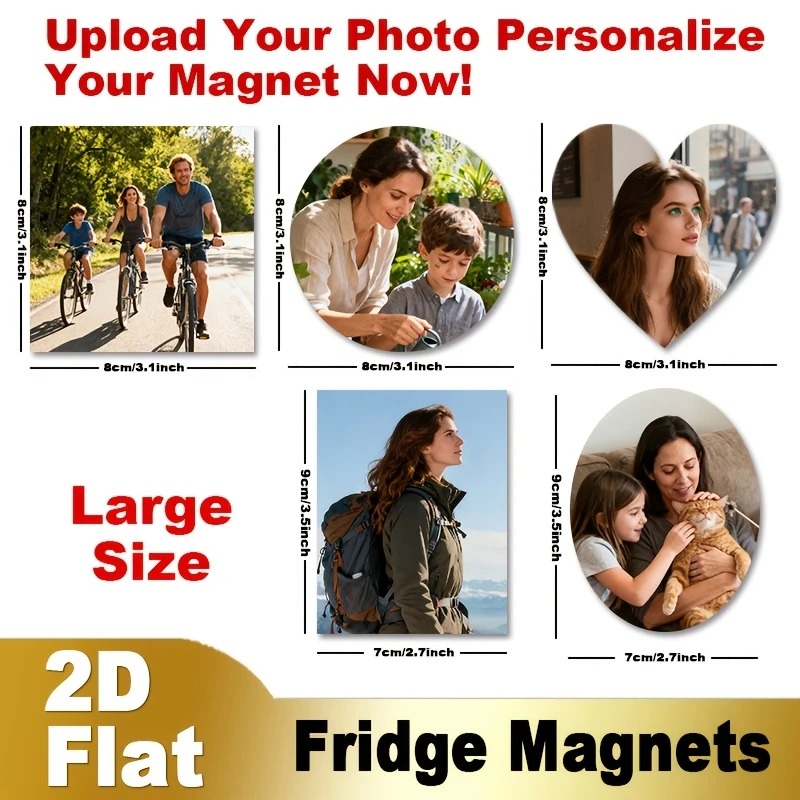 Custom Photo Fridge Magnet 2D  - Photography Style ulasan dan harga