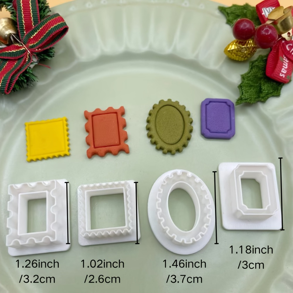 4pcs Holiday Photo Frame Cooki - Photography Exhibition ulasan dan harga