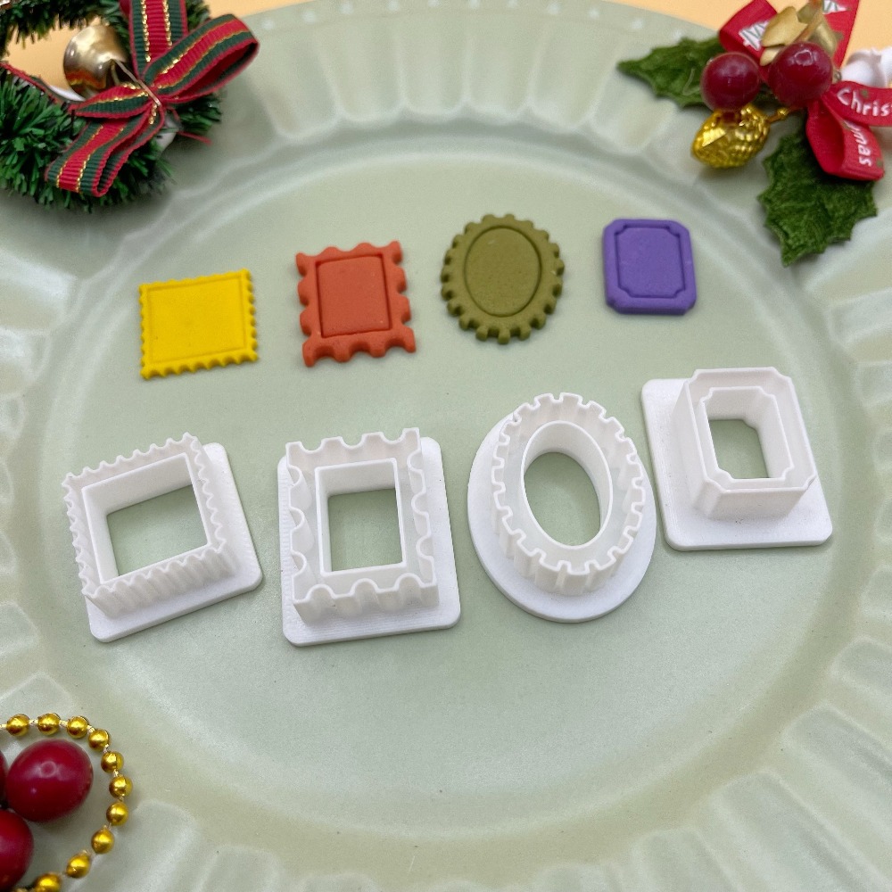 4pcs Holiday Photo Frame Cooki - Photography Exhibition ulasan dan harga