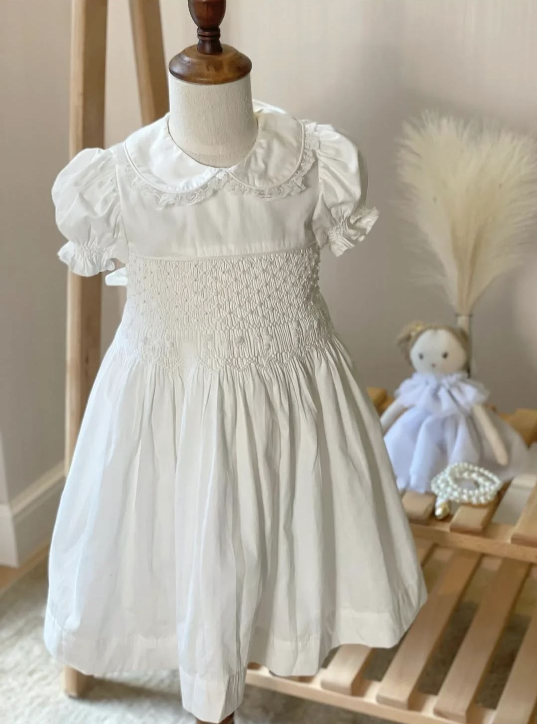 0-12Y Baby Girl Summer White S - Photography Vintage Style ulasan dan harga