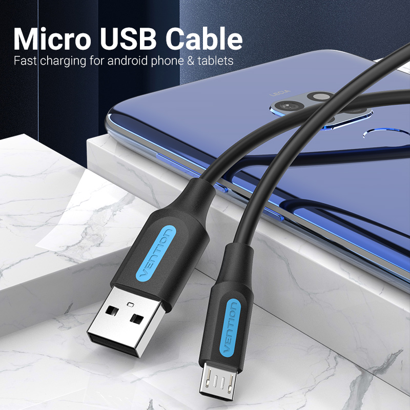 Vention Micro USB Cable 3A Nyl - Photography Kit Xiaomi ulasan dan harga