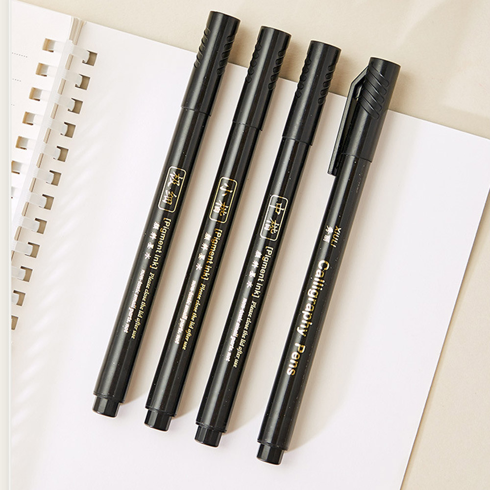 4pc Brush Pen Calligraphy Pen  - Photography Course ulasan dan harga