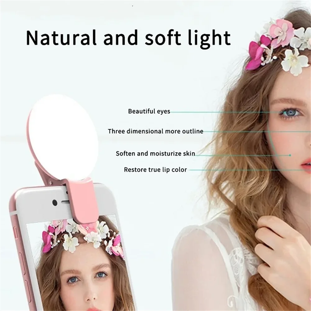 Portable Mini Selfie Ring Ligh - Photography Videos Free ulasan dan harga