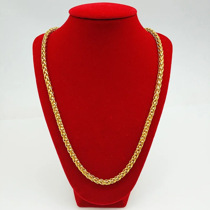 Chain Link Necklace Men 24K Go - Photography Yellow ulasan dan harga
