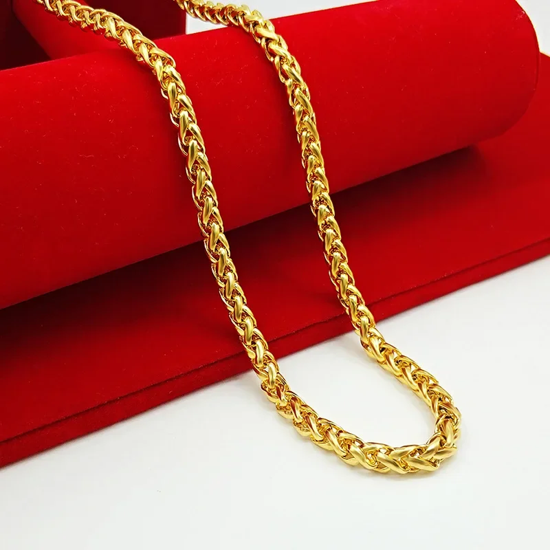 Chain Link Necklace Men 24K Go - Photography Yellow ulasan dan harga