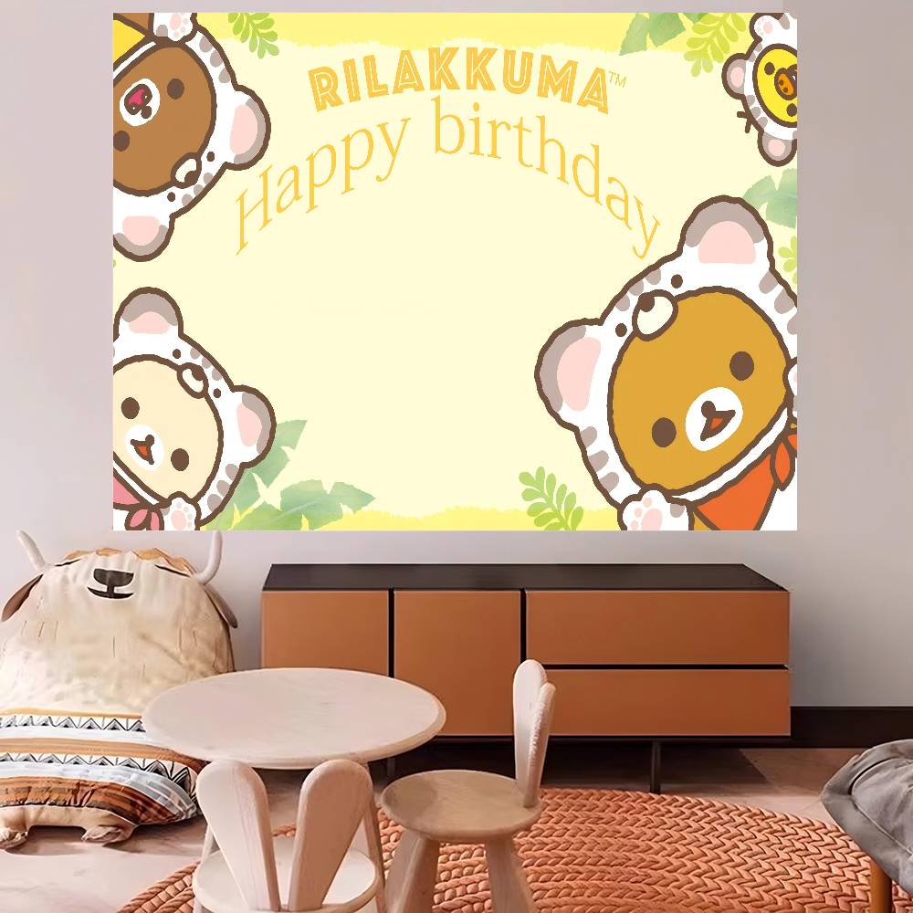 1pc Cute Rilakkuma Cartoon Sty - Photography Vintage Style ulasan dan harga