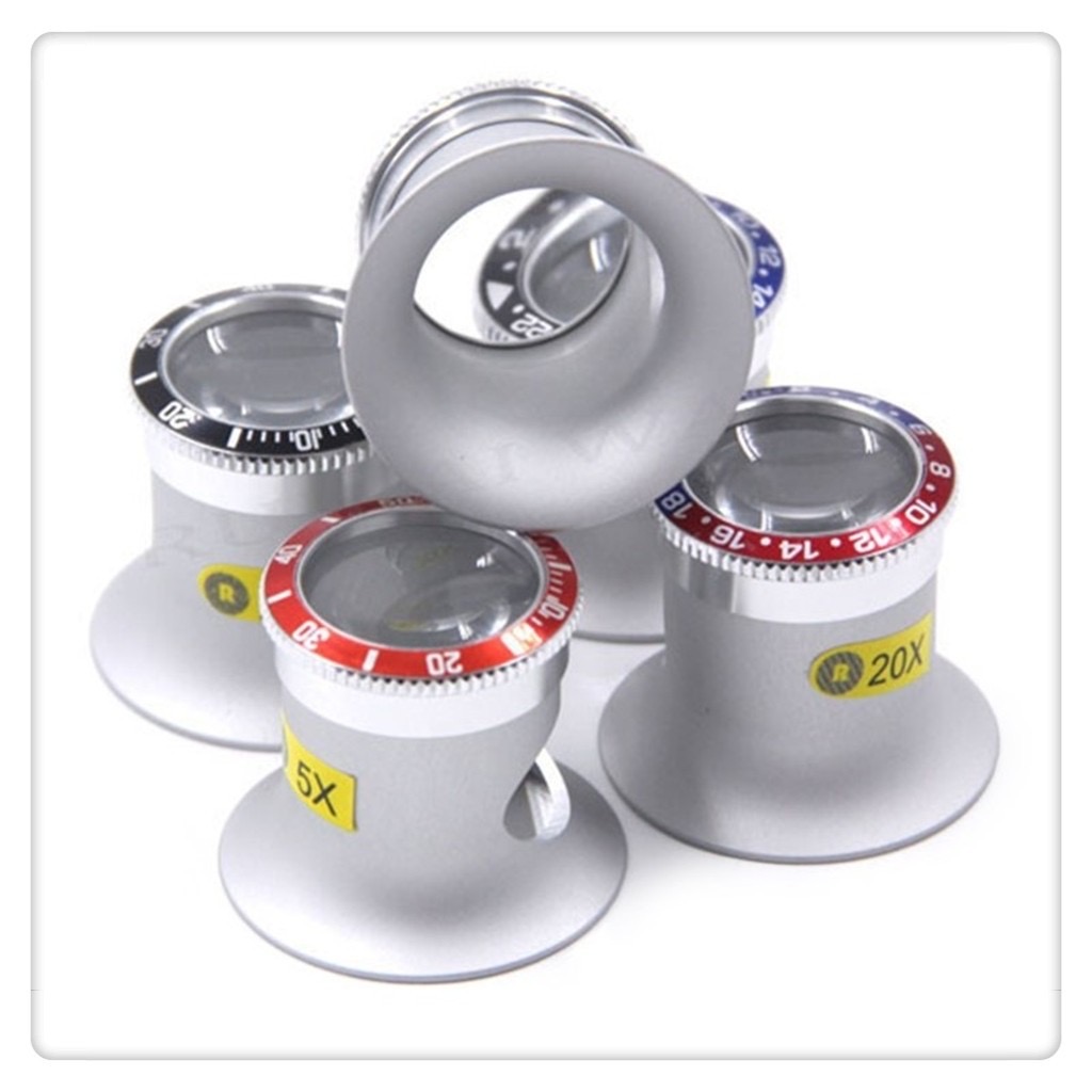 3X/4X/5X/10X/15X/20X Watch Rep - Eye Piece Magnifier ulasan dan harga
