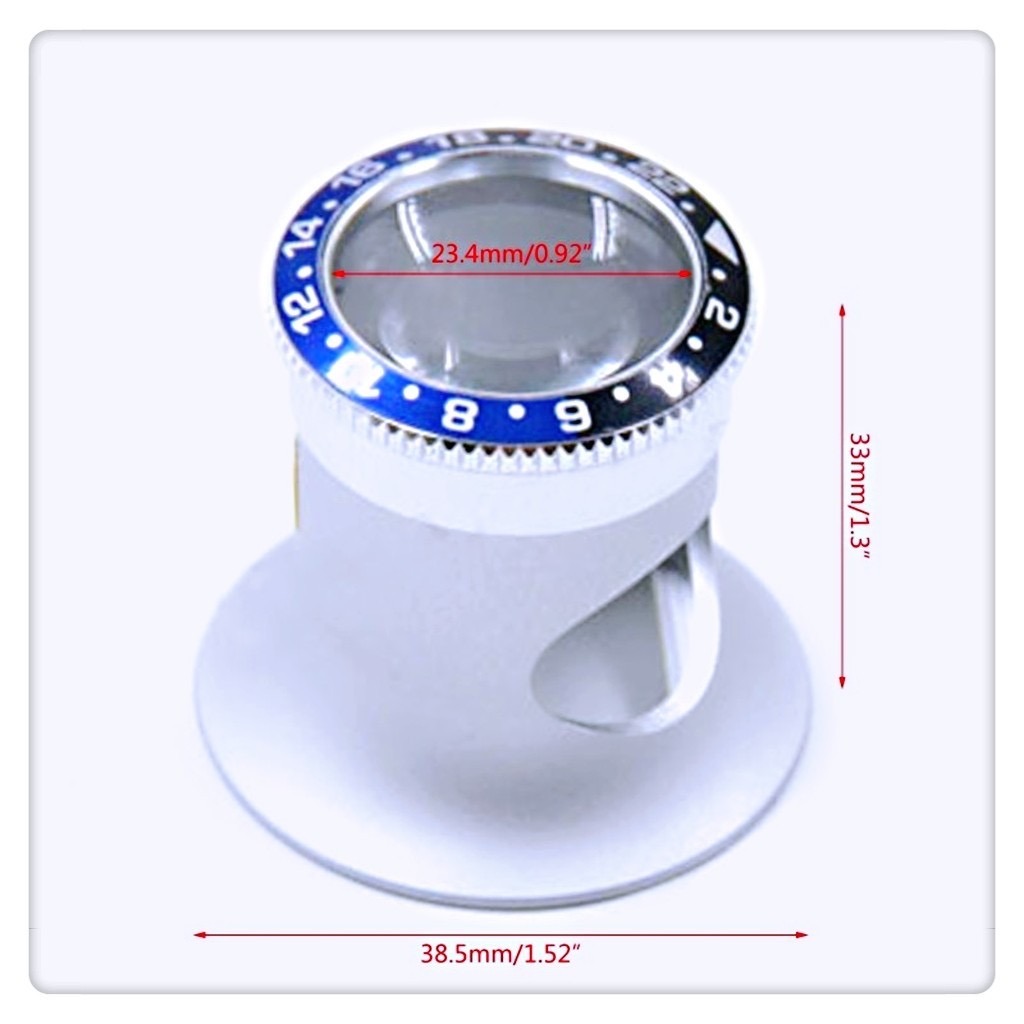 3X/4X/5X/10X/15X/20X Watch Rep - Eye Piece Magnifier ulasan dan harga
