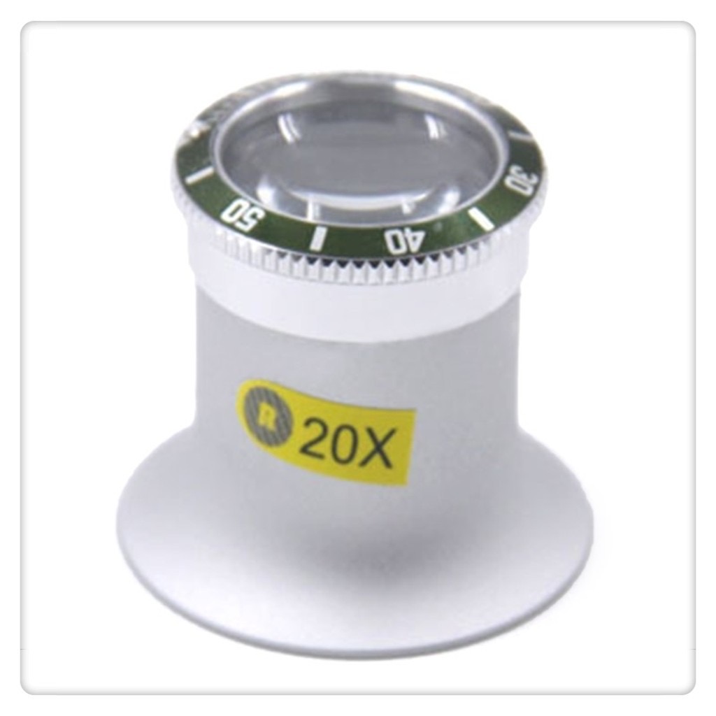 3X/4X/5X/10X/15X/20X Watch Rep - Eye Piece Magnifier ulasan dan harga