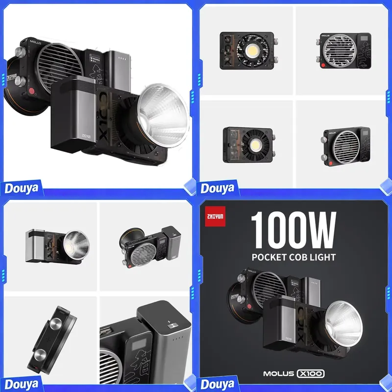 ZHIYUN Molus X100 100W COB LED - Photography Videos Free ulasan dan harga