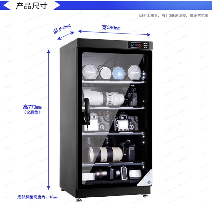 AD-100S Electronic Humidity Co - Camera Dry Cabinet ulasan dan harga