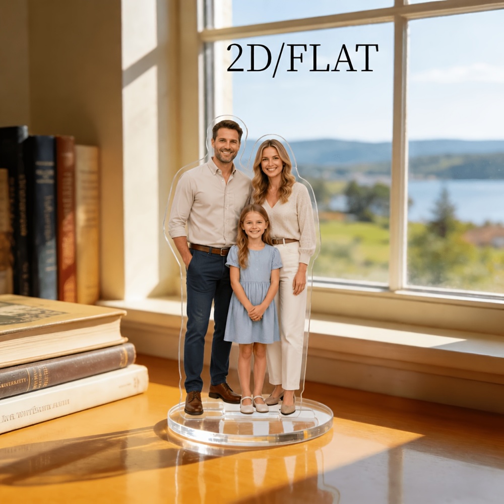 1Pc 2D Flat Custom Photo Acryl - Photography Exhibition ulasan dan harga