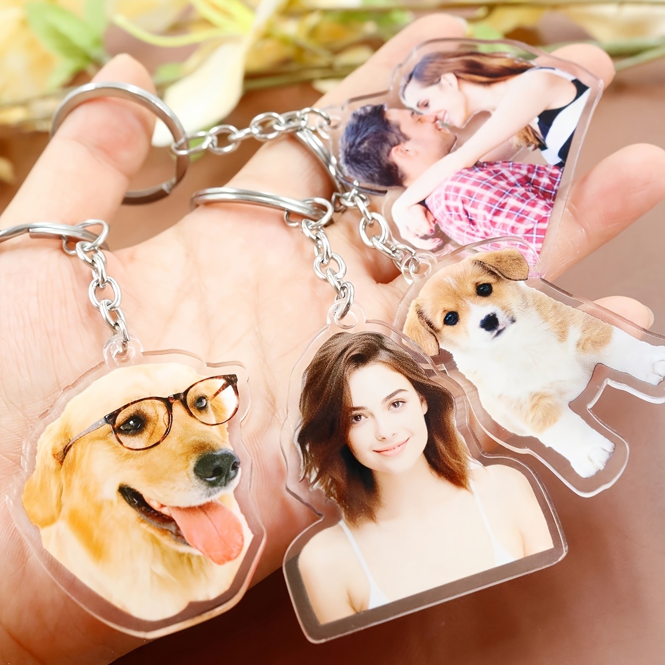 1 Custom Photo Acrylic Keychai - Photography Style ulasan dan harga