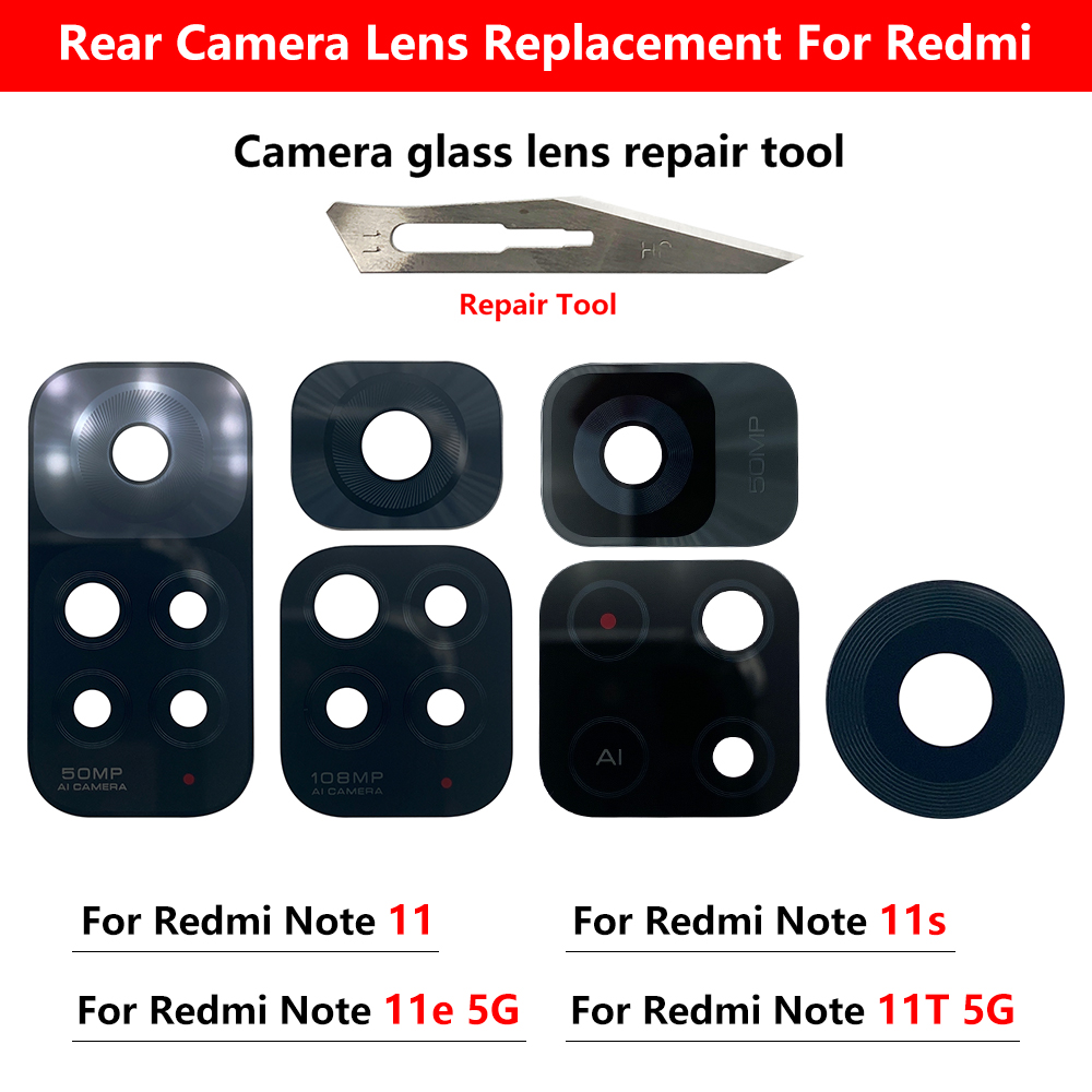 2PCS，NEW Back Rear Camera Glas - Photography Kit Xiaomi ulasan dan harga