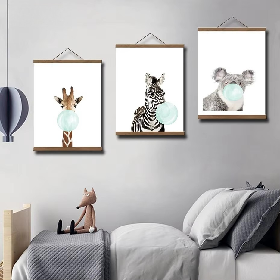 21-90cm Magnetic Wooden Pictur - Photography Exhibition ulasan dan harga