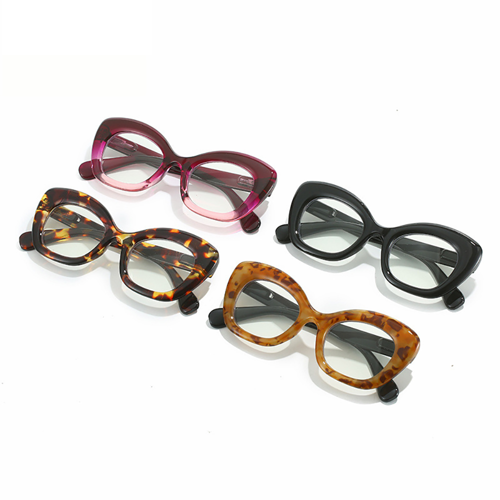 KLASSNUM Trendy Bold Lines Cat - Eye Piece Magnifier ulasan dan harga