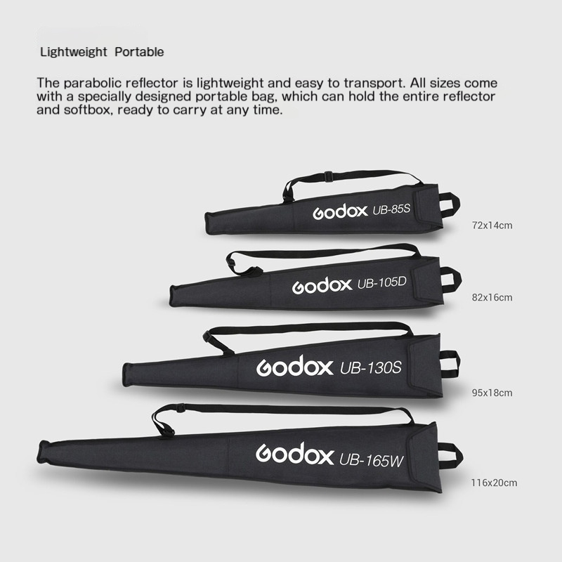 Godox UB165cm Parabolic Reflec - Photography Umbrella Light ulasan dan harga