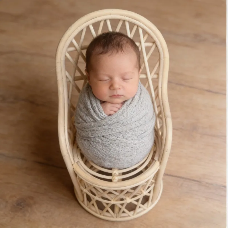 1pc Rattan Wood Handmade Woven - Photography Desk ulasan dan harga