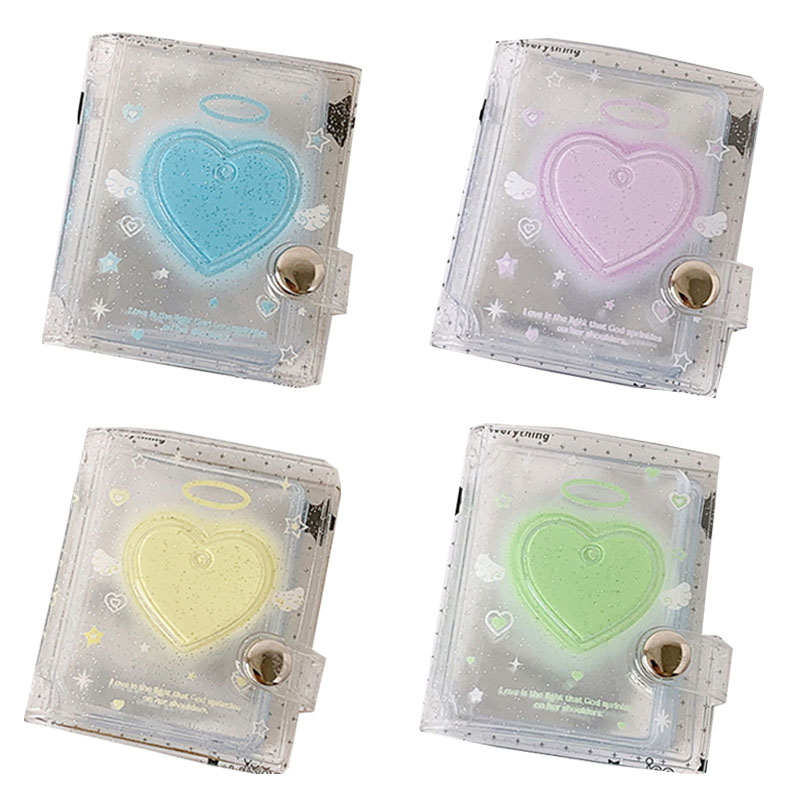 Cute Heart Card Holder Transpa - Photography Exhibition ulasan dan harga