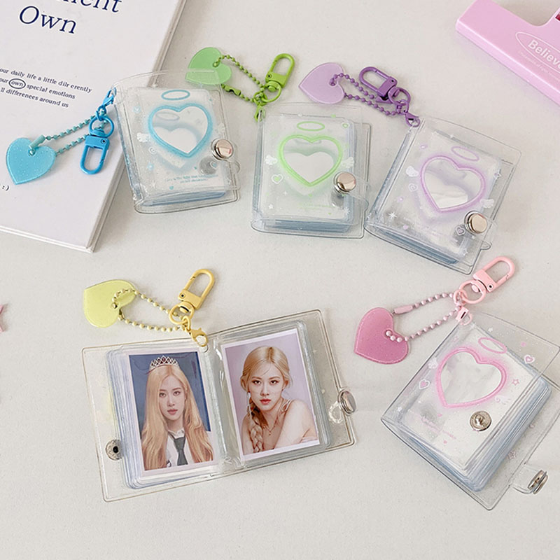 Cute Heart Card Holder Transpa - Photography Exhibition ulasan dan harga