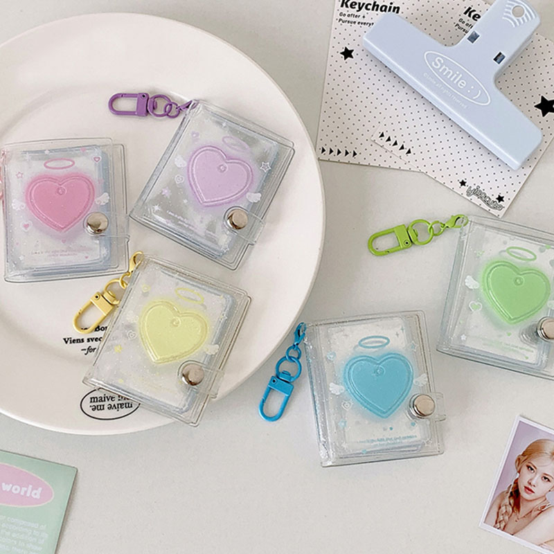 Cute Heart Card Holder Transpa - Photography Exhibition ulasan dan harga