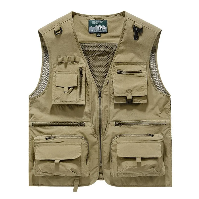 Mesh Men's  Quick Drying Vest  - Photography Vest ulasan dan harga