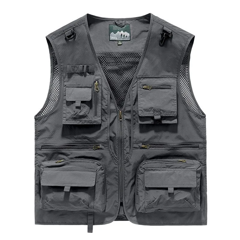 Mesh Men's  Quick Drying Vest  - Photography Vest ulasan dan harga