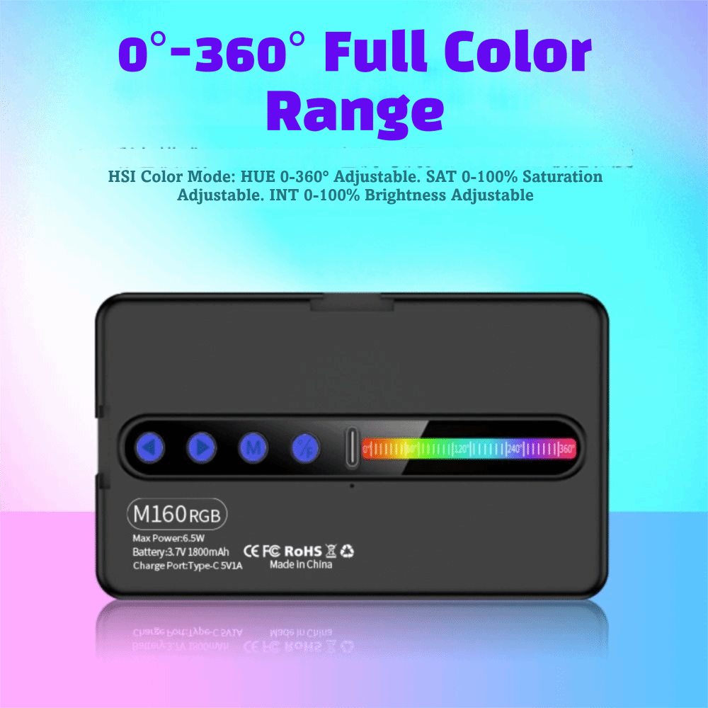 Dimmable RGB LED Video Light F - Photography Videos Free ulasan dan harga